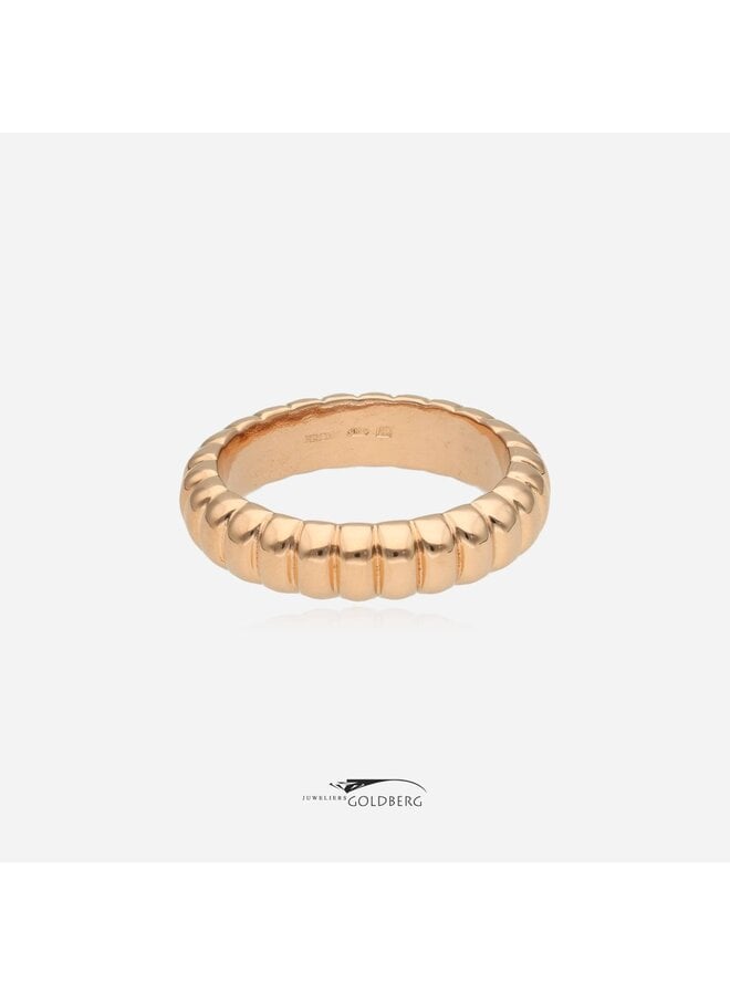 18k rosegouden BRON ring