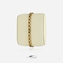 14k gouden fantasie armband met 5x 0.10ct briljant