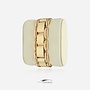14k gold bicolor vintage bracelet