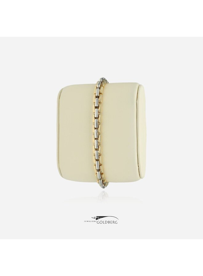 14k vintage bi-color armband