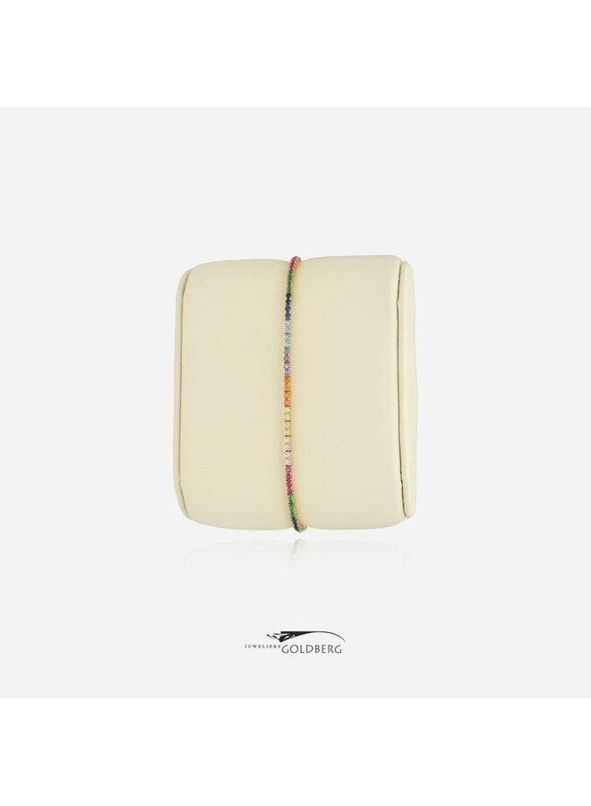 14k gouden zirkonia armband