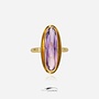 14k gouden vintage ring met amethist