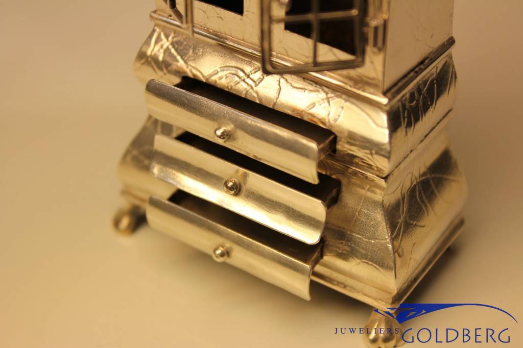 Wierook erts Ongeautoriseerd zilveren kast miniatuur - Goldberg