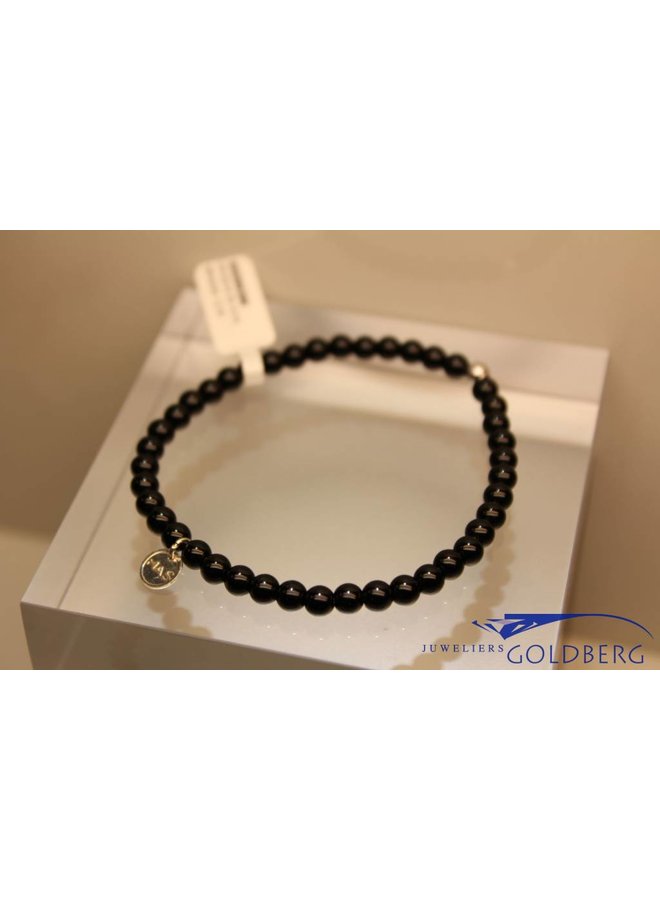 MAS bracelet blackstone silver model 1 M