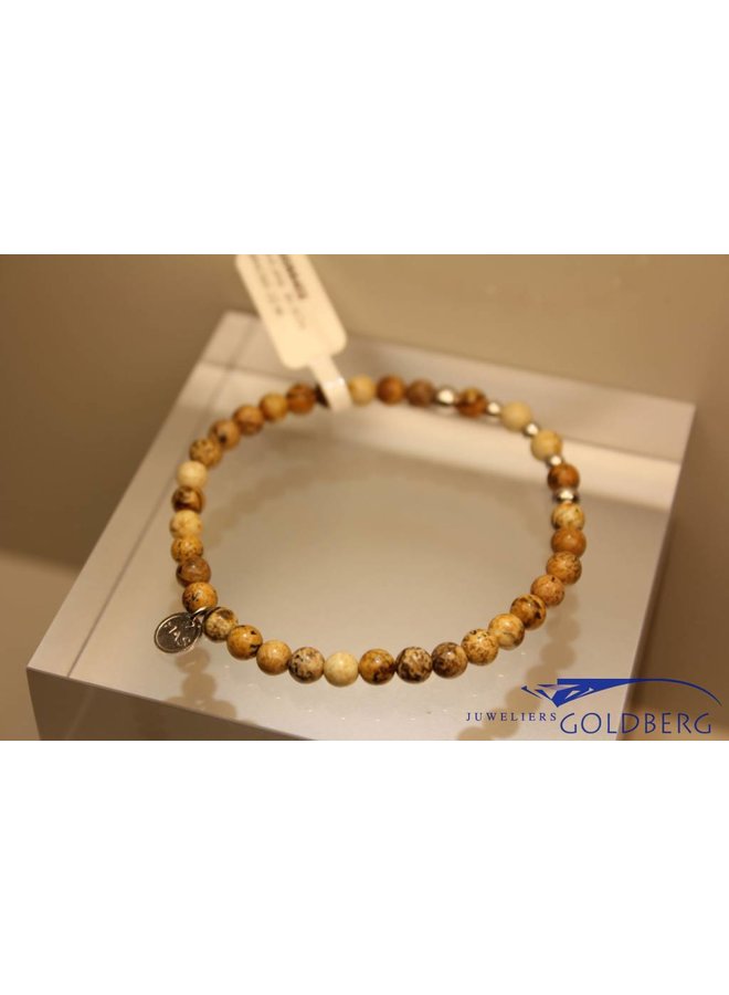 MAS bracelet landscape jasper silver model 2 M