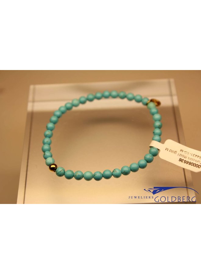 MAS bracelet turquoise gold model 1 M