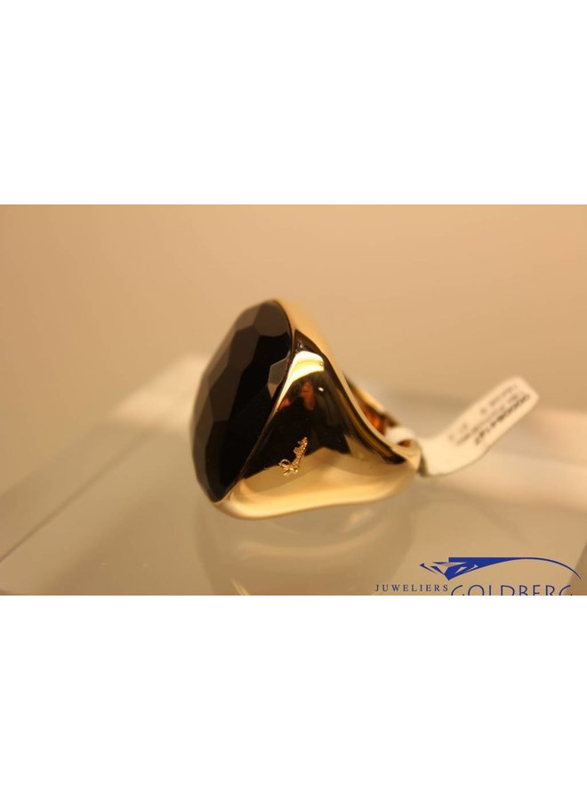 18k gouden Pomellato vierkante git ring uit de Victoria collection