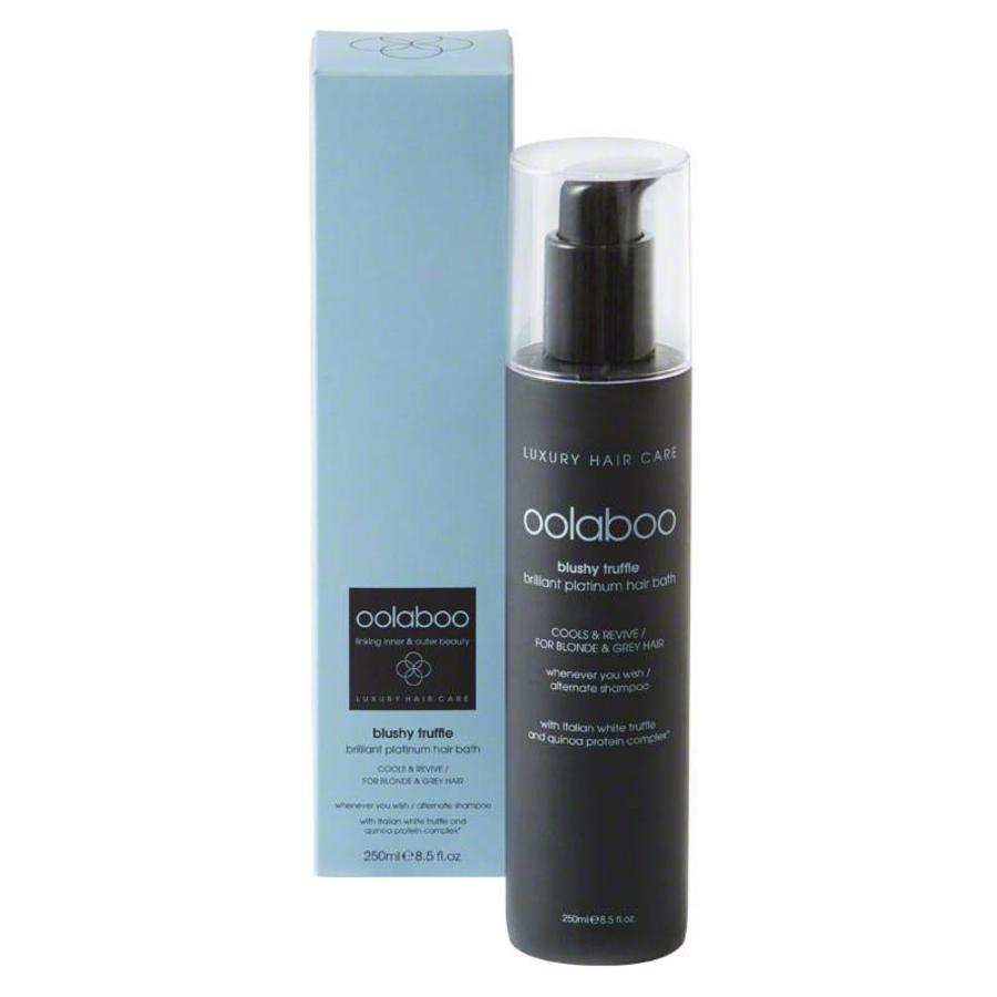 Blushy Truffle Brilliant Platinum Hair Bath 250ml