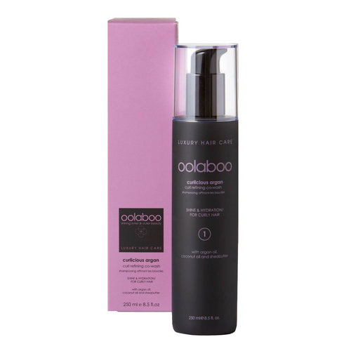 Oolaboo Curlicious Argan Curl Refining Co-Wash 250ml