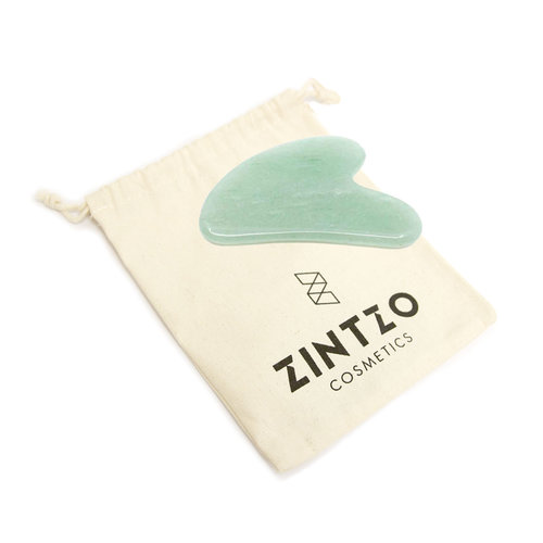 Zintzo Gua Sha Green Aventurine Massage Tool
