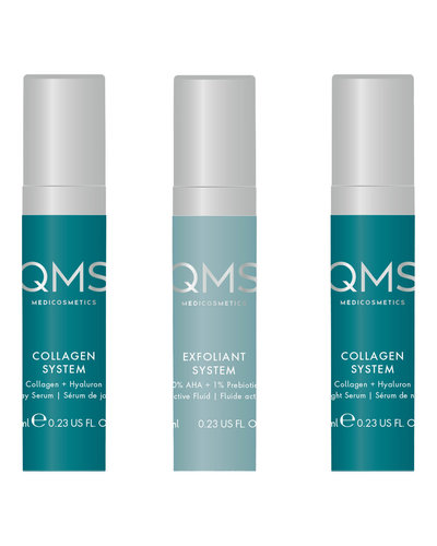 QMS Collagen + Exfoliant Strong Set 3x7ml