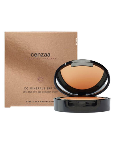 Cenzaa Sunshine CC Minerals SPF30 3-in-1  Honey