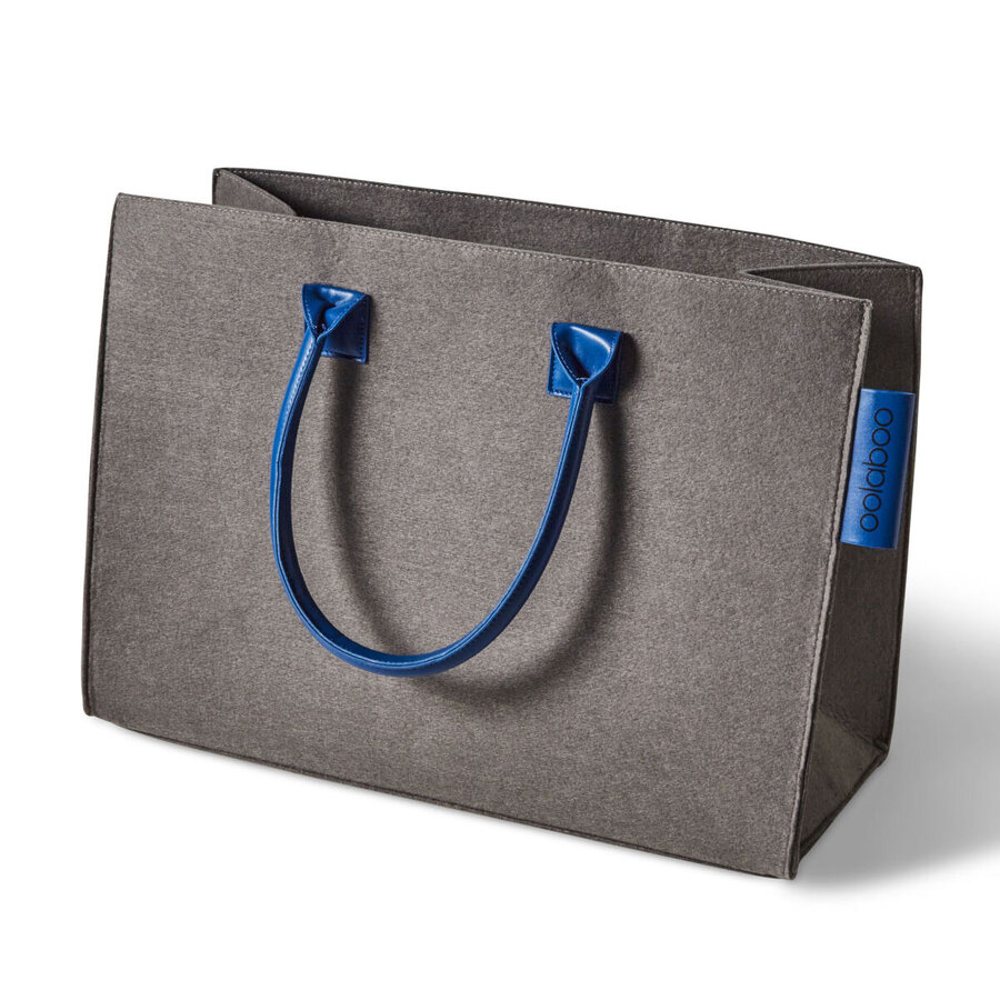 Felt Shopper Blue