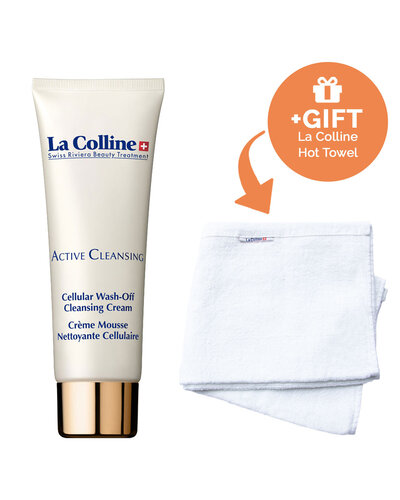 La Colline Active Cleansing Cellular Wash-Off Cleansing Cream 125ml +GIFT
