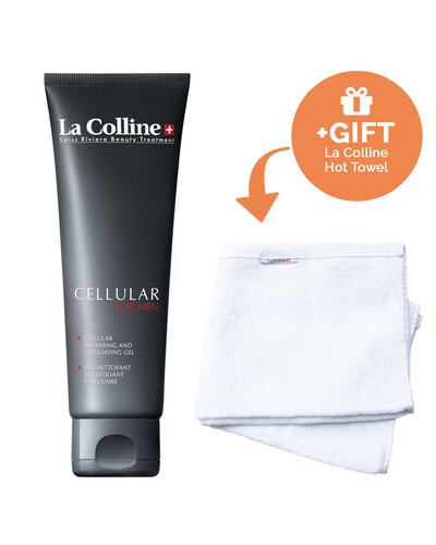 La Colline Cellular for Men Cellular Cleansing and Exfoliating Gel 125ml +GIFT