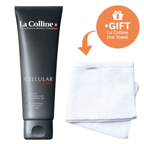 La Colline Cellular for Men Cellular Cleansing and Exfoliating Gel 125ml +GIFT