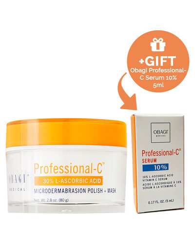 Obagi Professional-C Microdermabrasion Polish + Mask 80gr +GIFT