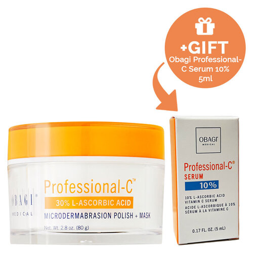 Obagi Professional-C Microdermabrasion Polish + Mask 80gr +GIFT