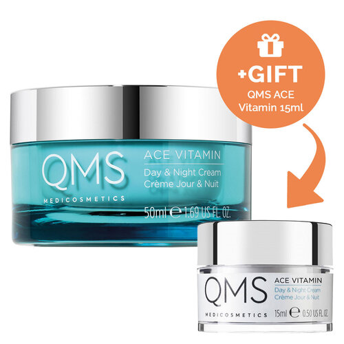 QMS ACE Vitamin Day & Night Cream 50ml +GIFT