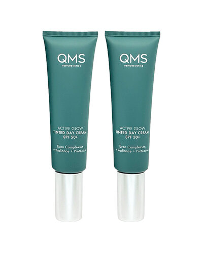 QMS Active Glow Tinted Day Cream SPF50 Duo