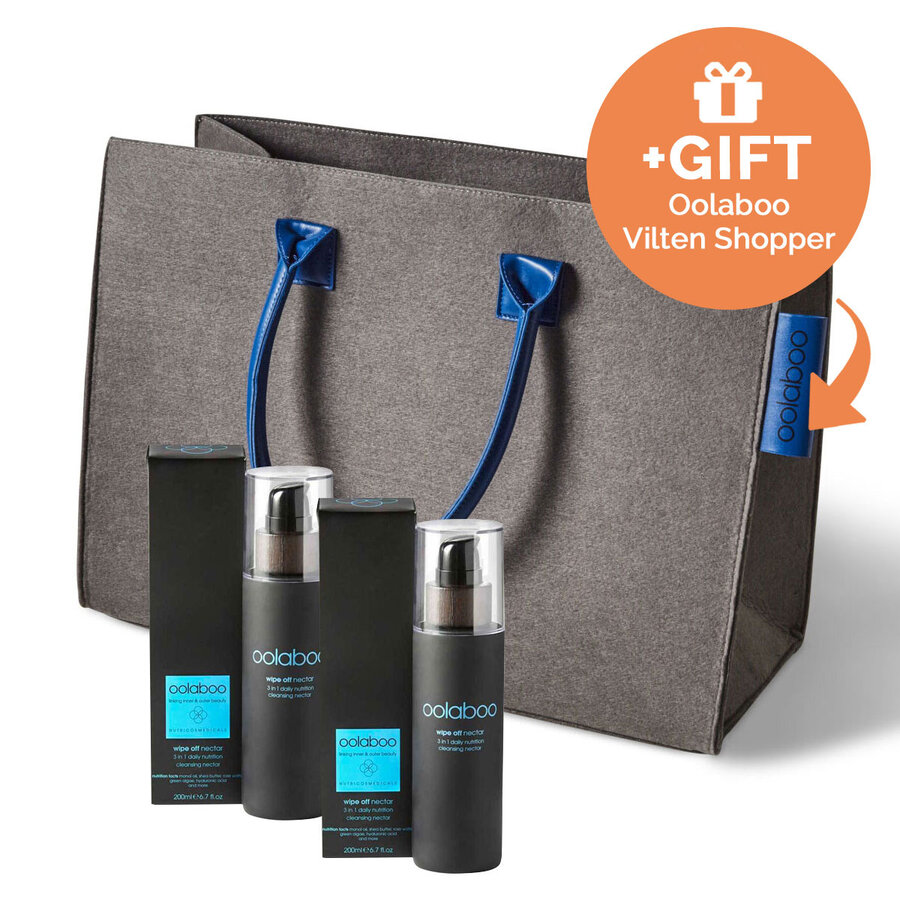 Wipe Off 3 in 1 Daily Nutrition Cleansing Nectar Duo +GIFT