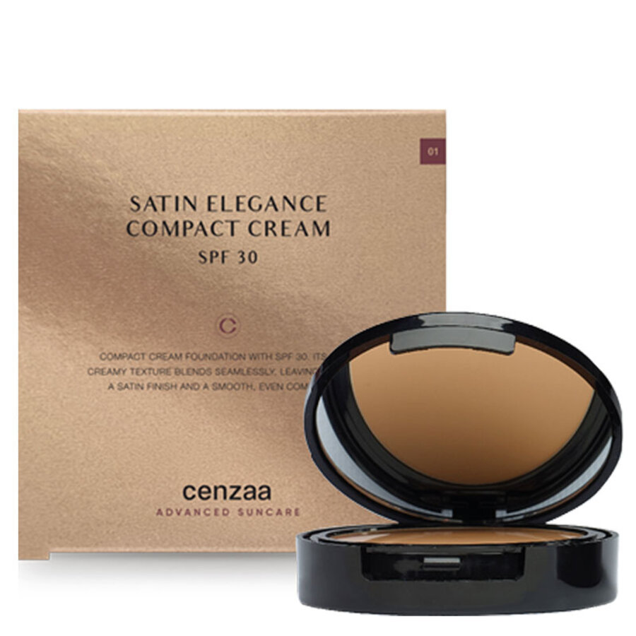 Satin Elegance Compact Cream SPF30 No.1 Honey