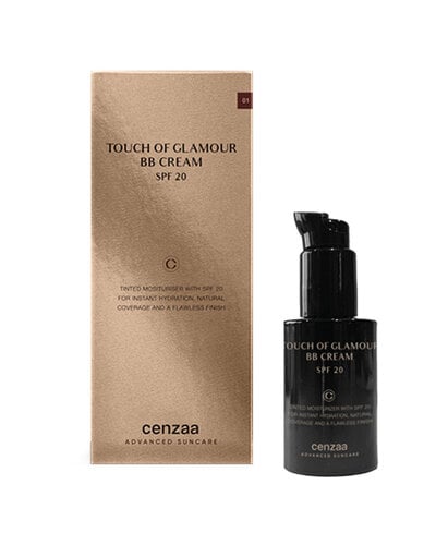 Cenzaa Touch of Glamour BB Cream SPF20 No.1 Soft Champagne 30ml