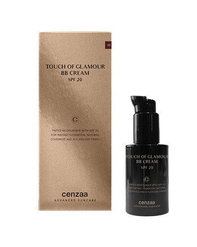 Cenzaa Touch of Glamour BB Cream SPF20 No.2 Caramel Dream 30ml