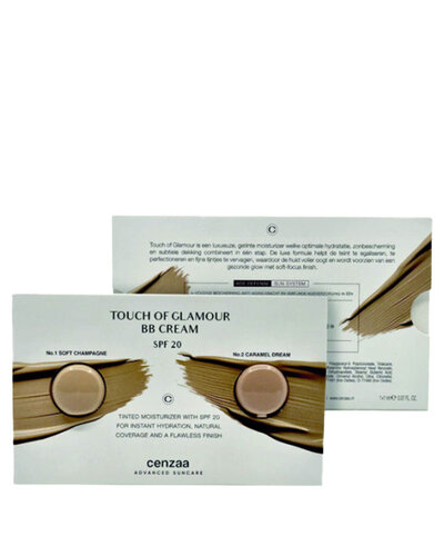 Cenzaa Sample Card Touch of Glamour BB Cream SPF20