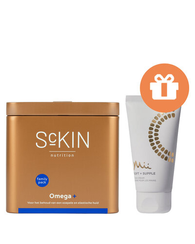 ScKIN Nutrition Omega+ Softgels Familypack 200st +GIFT