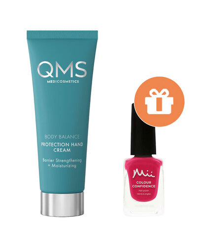 QMS Body Balance Protection Hand Cream 75ml +GIFT