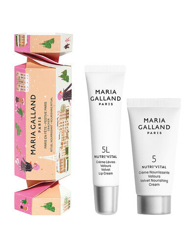 Maria Galland Cracker Nutri'Vital 5 Crème Nourrissante Velours 15ml & 5L Crème Lèvres Velours 10ml
