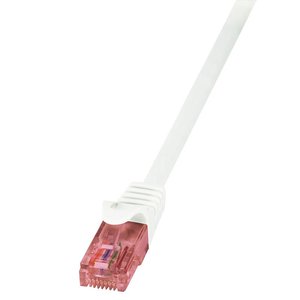 UTP CAT6 0.25m wit LSZH - 100% koper