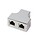 CAT5e T-adapter 1 x RJ45 naar 2 x RJ45