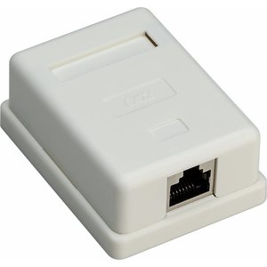 Cat6 STP 1-port RJ45 Surface Mount Installation Box