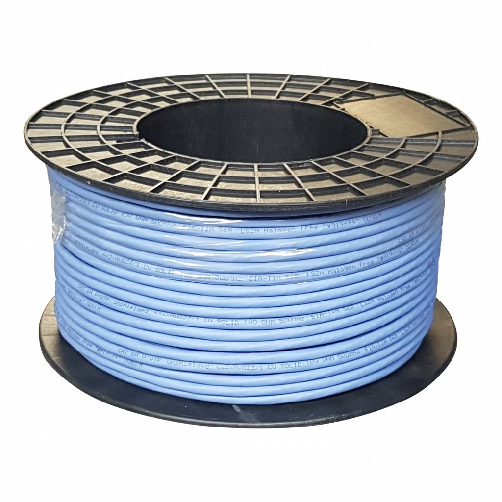 U/UTP Cat.6 Cable Copper 100m Stranded Grey - Network Cable Rolls