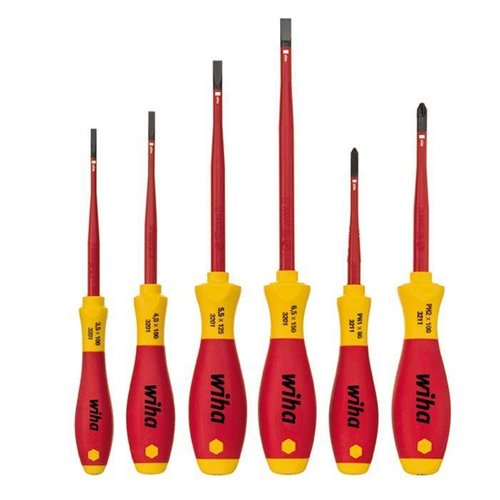 WIHA WIHA SoftFinish Electric SlimFix SL/PH Screwdriver Set