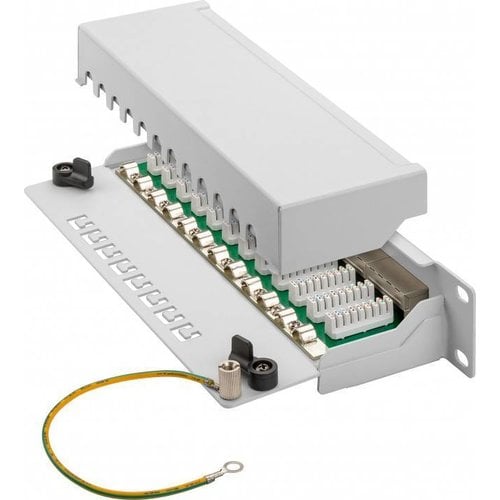 CAT6 10 inch patch panel 12 poorts