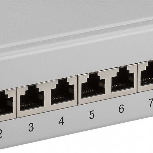 CAT6 10 inch patch panel 12 poorts