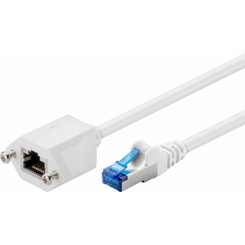 CAT6a extension cable S/FTP 1.5M white