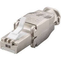 CAT6a Toolless Connector RJ45 - STP voor stugge kabel