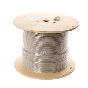 U/FTP CAT6a solid 500M 100% copper grey (Bulk Network Cable)