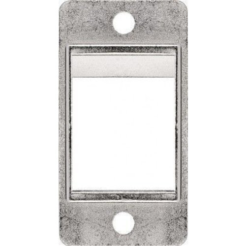 Keystone holder/bezel for device installation