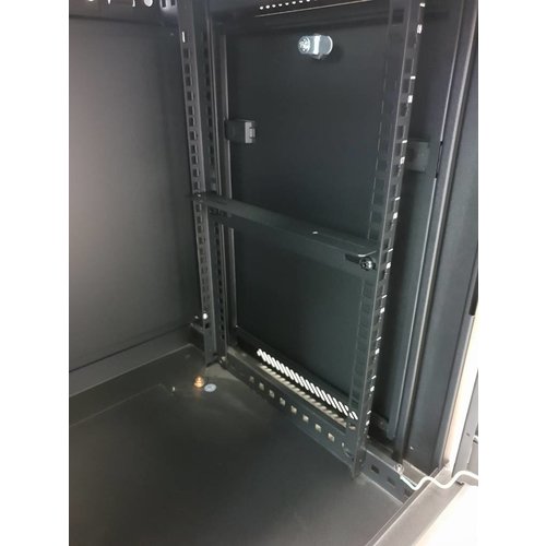 OEM 9U wall patch cabinet with glass door 600x600x500mm (WxDxH)