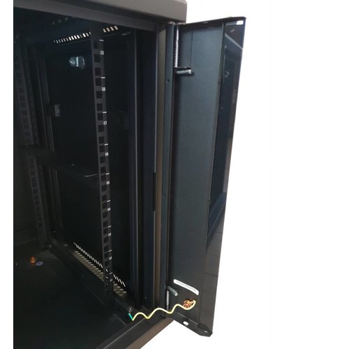 OEM 12U wall patch cabinet with glass door 600x450x635 (WxDxH)