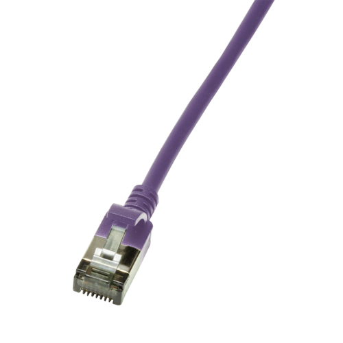 CAT6a U/FTP Ultraflex, 100% koper, paars, 1.5M