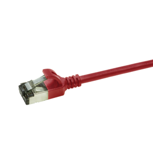 CAT6a U/FTP Ultraflex, 100% Copper, Red, 1M