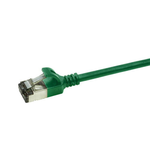 CAT6a U/FTP Ultraflex, 100% koper, groen, 0.3M