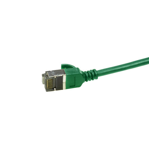 CAT6a U/FTP Ultraflex, 100% Copper, Green, 0.3M