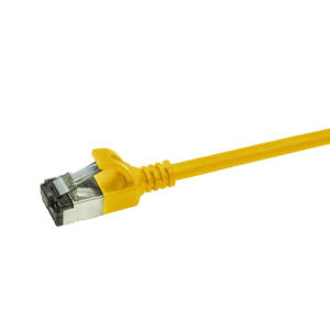 CAT6a U/FTP Ultraflex, 100% Copper, Yellow, 1M